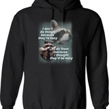 I Don't Always Stop And Look At Trains Trainspotter Railroad Hoodie - Black