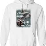 I Don't Always Stop And Look At Trains Trainspotter Railroad Hoodie - White