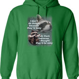 I Don't Always Stop And Look At Trains Trainspotter Railroad Hoodie - Green