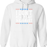 I Don't Need Sex Life Fucks Me Everyday Funny Saying In Vintage Style Hoodie - White
