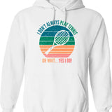 I Dont Age I Level Up Hoodie - White