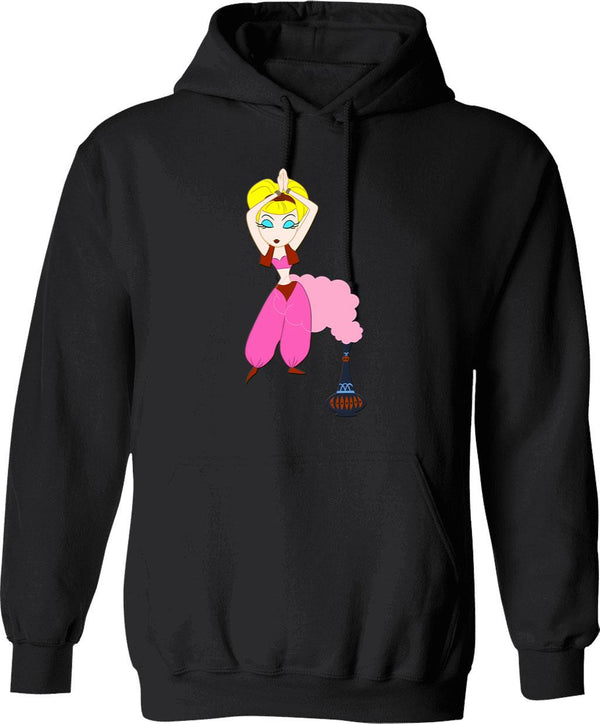 I Dream Of Jeannie Graphic Pullover Hoodie - Black