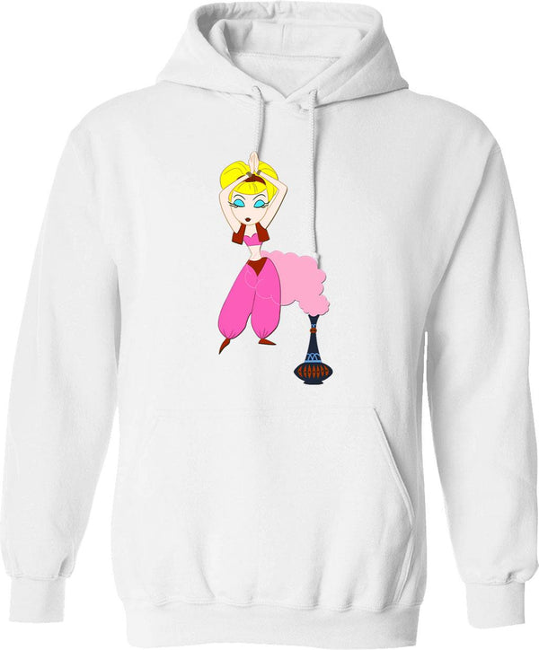 I Dream Of Jeannie Graphic Pullover Hoodie - White