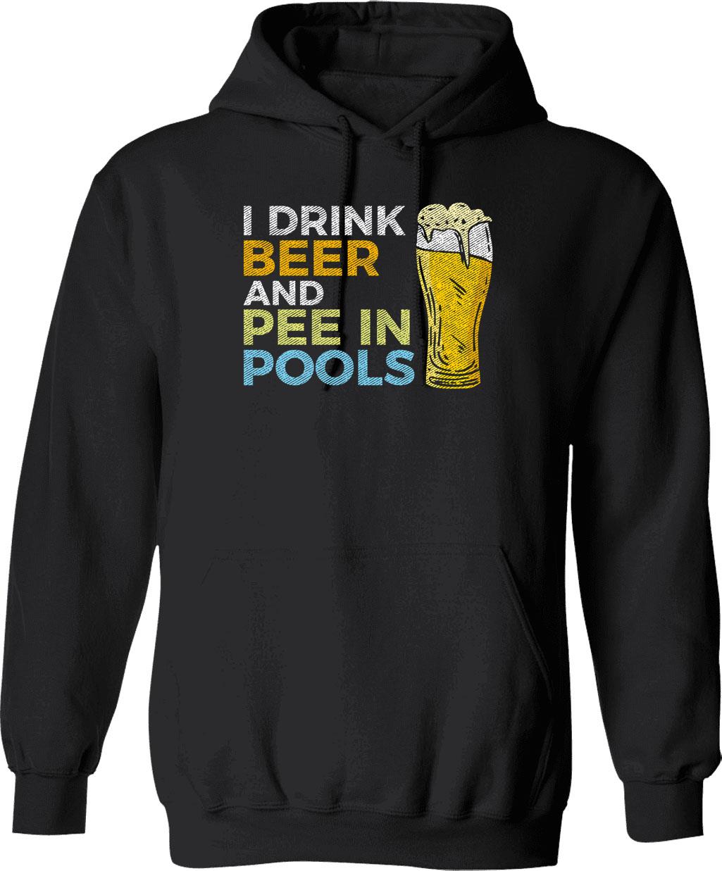 I Drink And Drive Hoodie - Retro Graphic Pullover Hoodie for Men & Women - Black