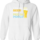 I Drink And Drive Hoodie - Retro Graphic Pullover Hoodie for Men & Women - White