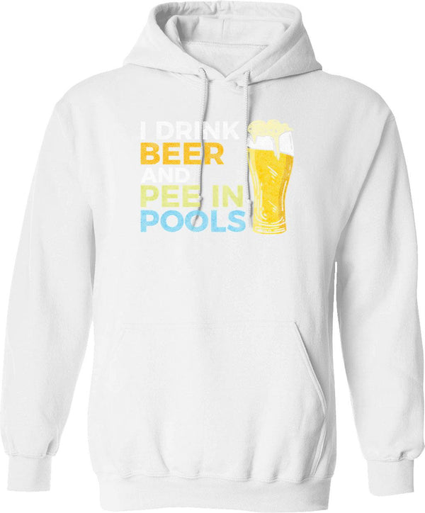 I Drink And Drive Hoodie - Retro Graphic Pullover Hoodie for Men & Women - White
