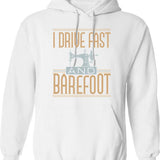 I Drink Coffee I Hate People And I Know Things Hoodie - White