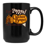 I Got Pegged At Cracker Barrel Old Country Store I Got Pegged At Cracker Black Coffee Mug, Gift Coffee Mug