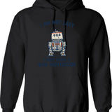 I Hate People Camping Outdoors Sarcastic Hoodie Gift - Black