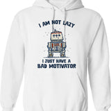 I Hate People Camping Outdoors Sarcastic Hoodie Gift - White