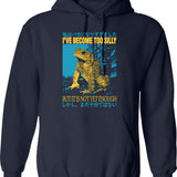 I Have A Bad Motivator Hoodie - Retro Graphic Pullover Hoodie for Men & Women - Navy
