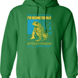 I Have A Bad Motivator Hoodie - Retro Graphic Pullover Hoodie for Men & Women - Green