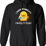 I Have Pubic Lice Funny Retro Offensive Inappropriate Hoodie - Black