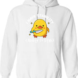 I Have Stability Ability To Stab Funny Meme Vintage Hoodie - White