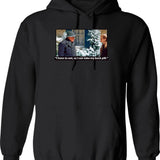 I Have To Eat So I Can Take My Back Pill Christmas Vacation Graphic Pullover Hoodie - Black