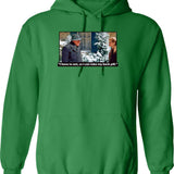 I Have To Eat So I Can Take My Back Pill Christmas Vacation Graphic Pullover Hoodie - Green