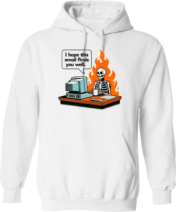 I Hit Metal Because Hitting People Is Illegal Hoodie - White