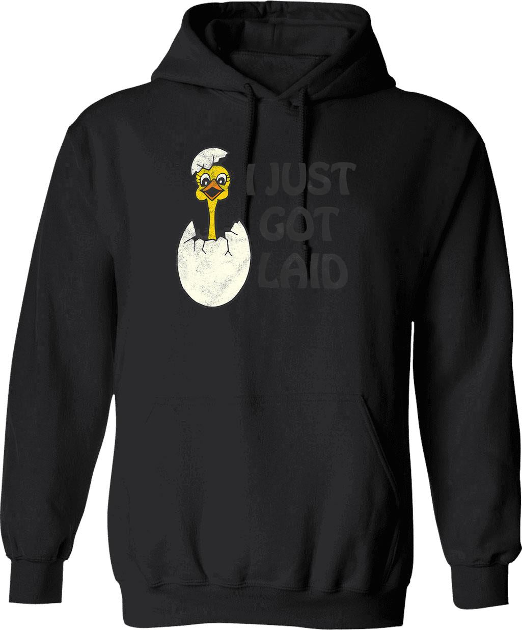 I Just Felt Like Running Retro Hoodie - Black