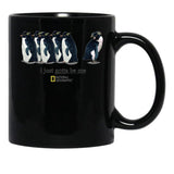 I Just Gotta Be Me Penguin Black Coffee Mug, Gift Coffee Mug - Black