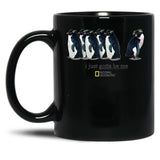 I Just Gotta Be Me Penguin Black Coffee Mug, Gift Coffee Mug