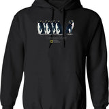 I Just Gotta Be Me Penguin Graphic Pullover Hoodie - Black