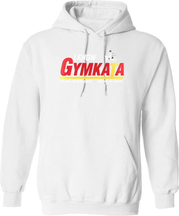 I Know Hoodie - Retro Graphic Pullover Hoodie for Men & Women - White