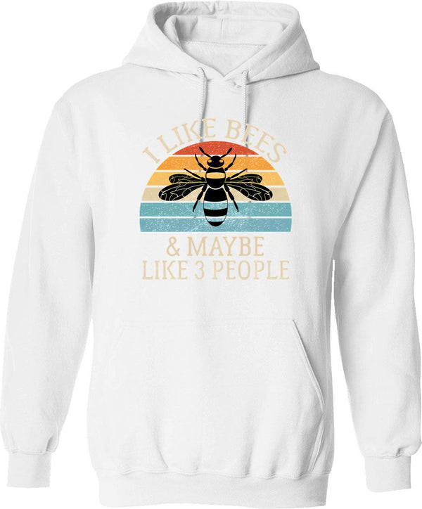 I Like Beer And Tractors Funny Distressed Vintage Farmer Hoodie - White