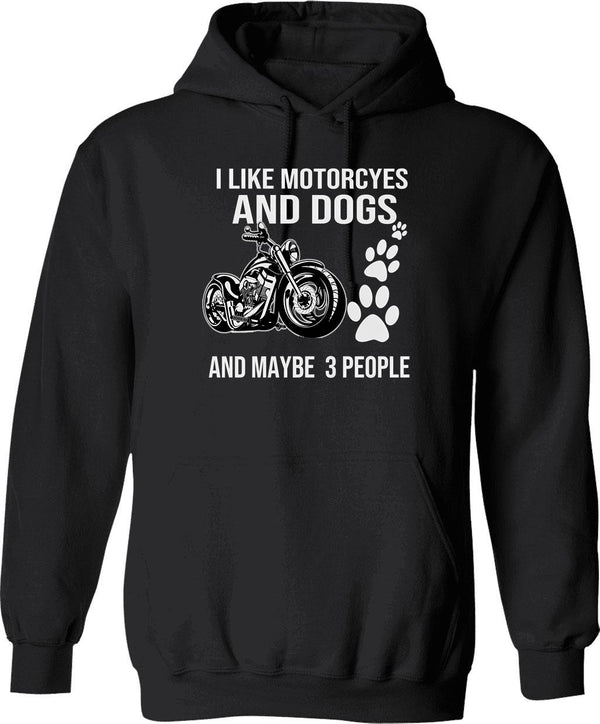 I Like Ike Political Button Vintage Distressed Hoodie - Black