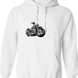 I Like Ike Political Button Vintage Distressed Hoodie - White