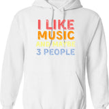 I Like Motorcycles And Dogs And Maybe 3 People Shirt1 Hoodie - White