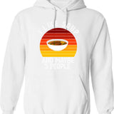 I Like Music And Maybe Like 3 People Hoodie - White