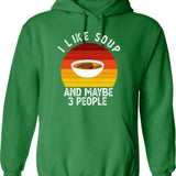 I Like Music And Maybe Like 3 People Hoodie - Green