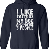 I Like Soup And Maybe 3 People Funny Gift For Soup Lover Hoodie - Navy