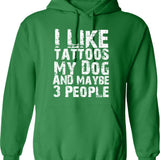 I Like Soup And Maybe 3 People Funny Gift For Soup Lover Hoodie - Green