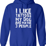 I Like Soup And Maybe 3 People Funny Gift For Soup Lover Hoodie - Blue