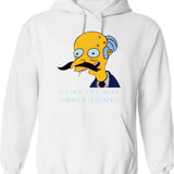 I Like The Way Snrub Thinks Hoodie - White