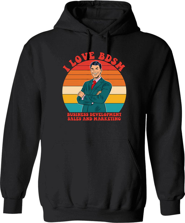 I Love Abortion And I Hate Porn Hoodie - Black