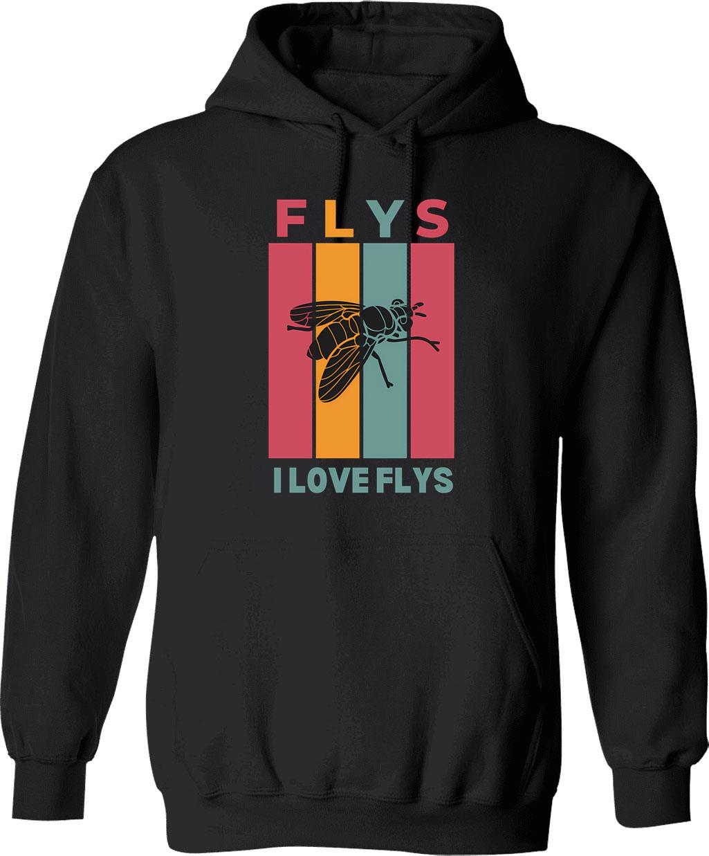 I Love Dp Funny Vintage Hoodie - Retro Graphic Cosy Pullover - Black