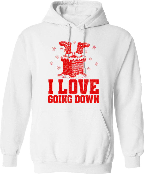 I Love Flys Hoodie - Retro Graphic Pullover Hoodie for Men & Women - White