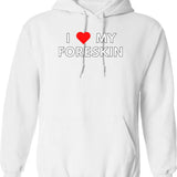 I Love My Amish Girlfriend Don't Talk To Me Hoodie - White