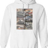 I Love Nyc Hoodie - Retro Graphic Pullover Hoodie for Men & Women - White