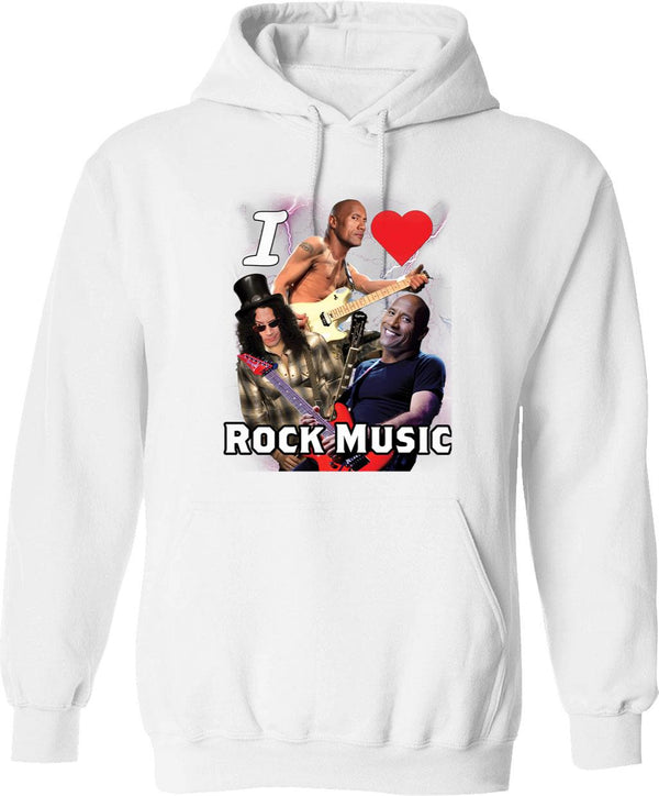 I Love Old Cars Hoodie - Retro Graphic Pullover Hoodie for Men & Women - White