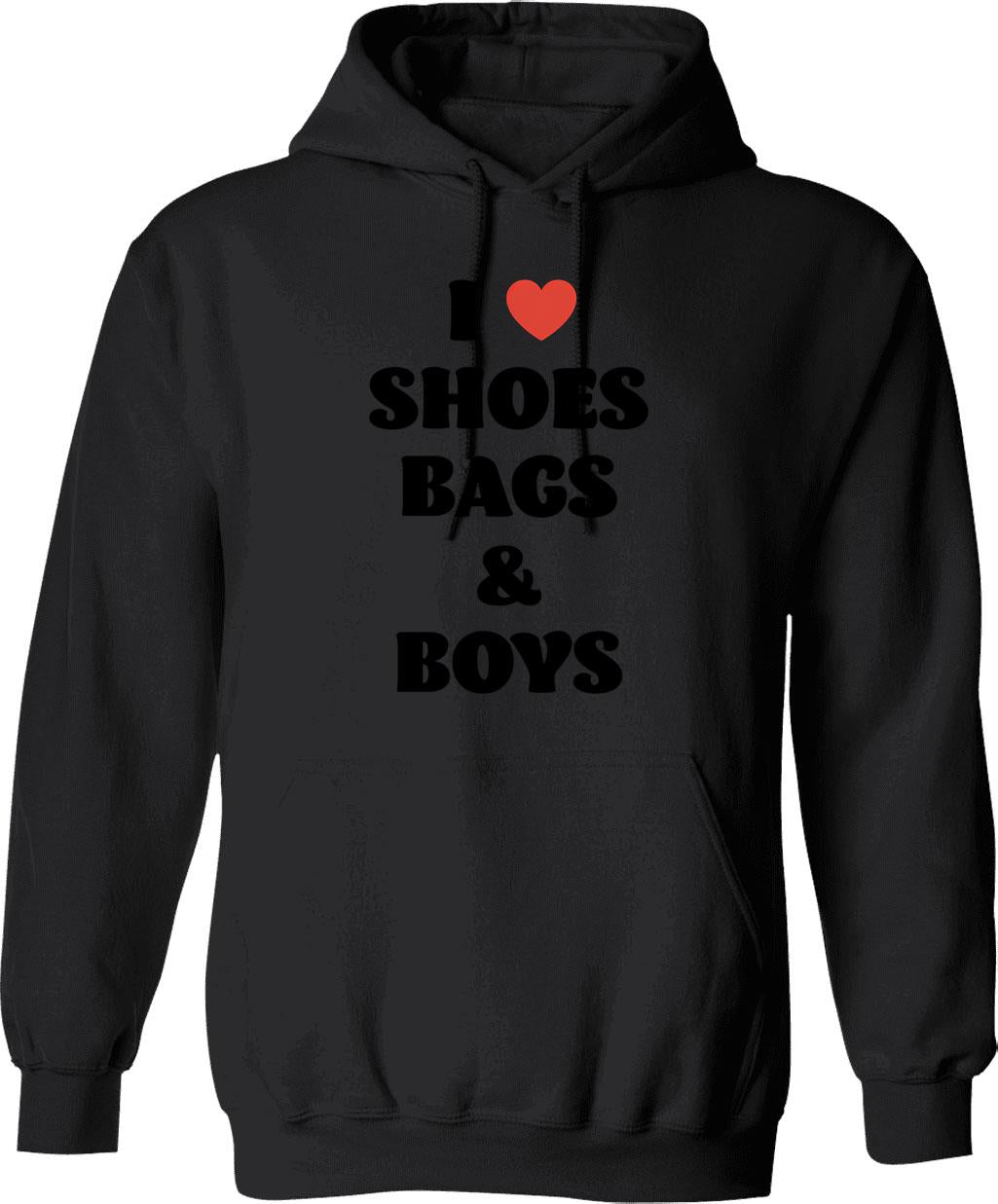 I Love Rock Music Shirt Hoodie - Retro Graphic Pullover Hoodie for Men & Women - Black