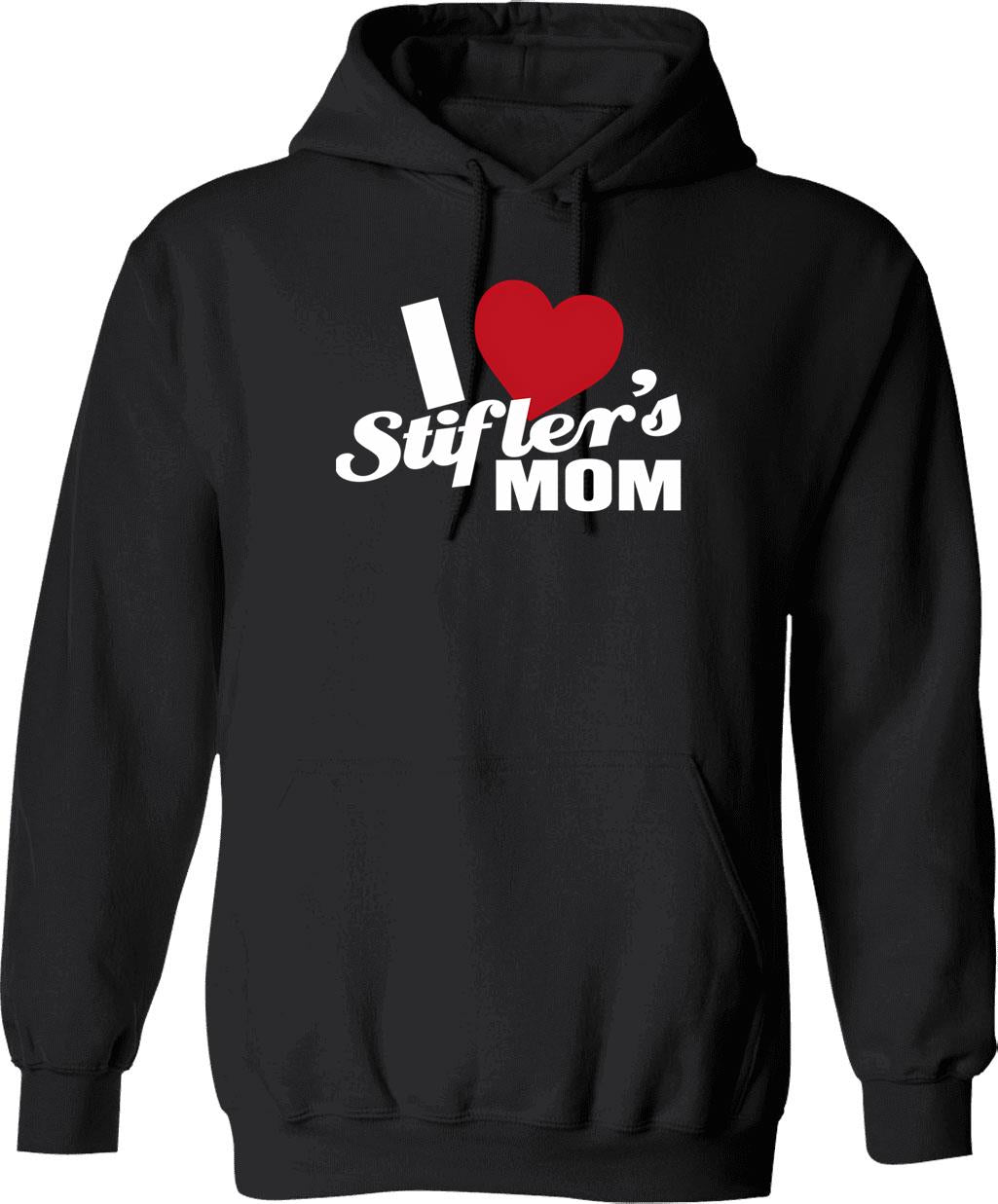 I Love Sluts Hoodie - Retro Graphic Pullover Hoodie for Men & Women - Black