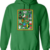 I Love The Gulf Of Mexico Hoodie - Green