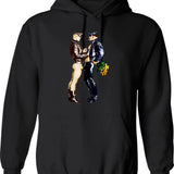I Love This Animal The Crap Vintage Hoodie - Black
