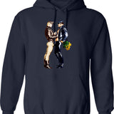 I Love This Animal The Crap Vintage Hoodie - Navy
