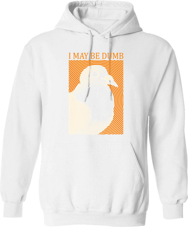 I May Be A Handful But My Weiner Sure Isn't Hoodie - White