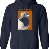 I May Be A Handful But My Weiner Sure Isn't Hoodie - Navy