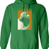 I May Be A Handful But My Weiner Sure Isn't Hoodie - Green